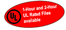 1-Hours and 2-Hour UL Rated Files Available